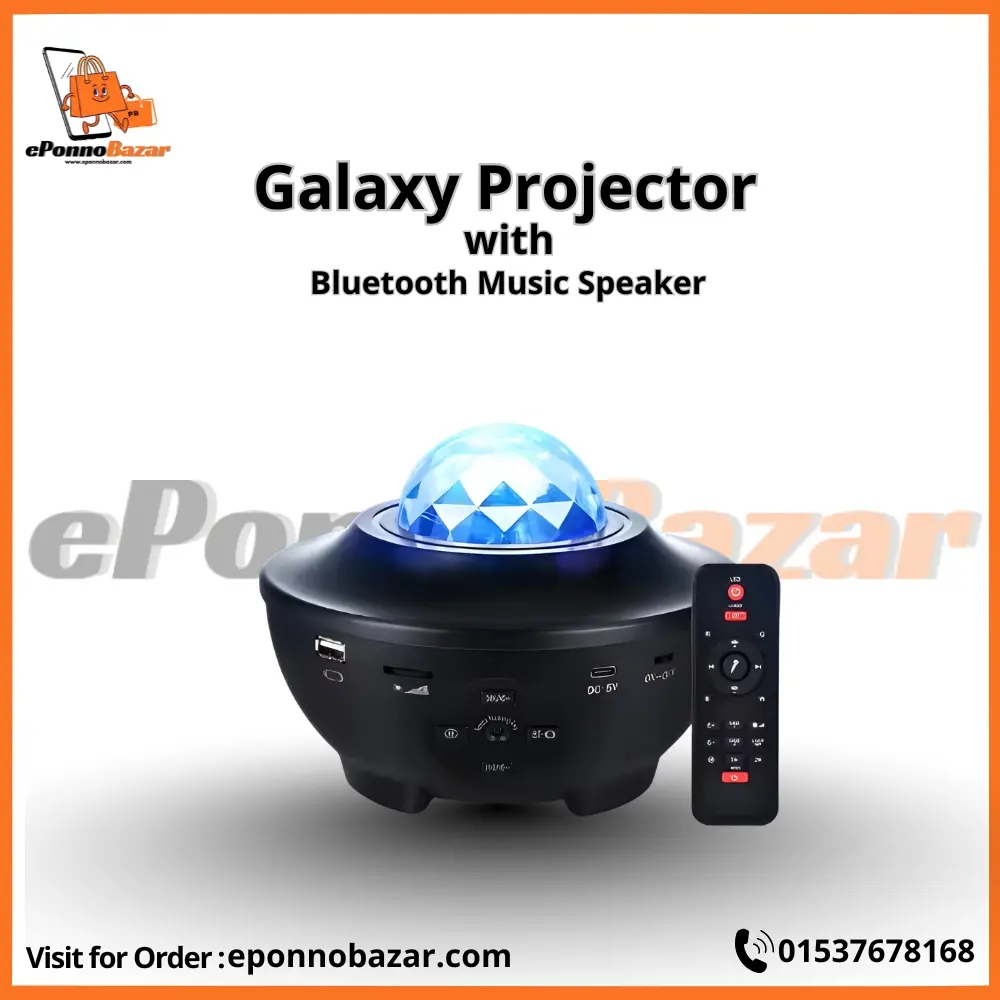 Galaxy Projector with Bluetooth Music Speaker