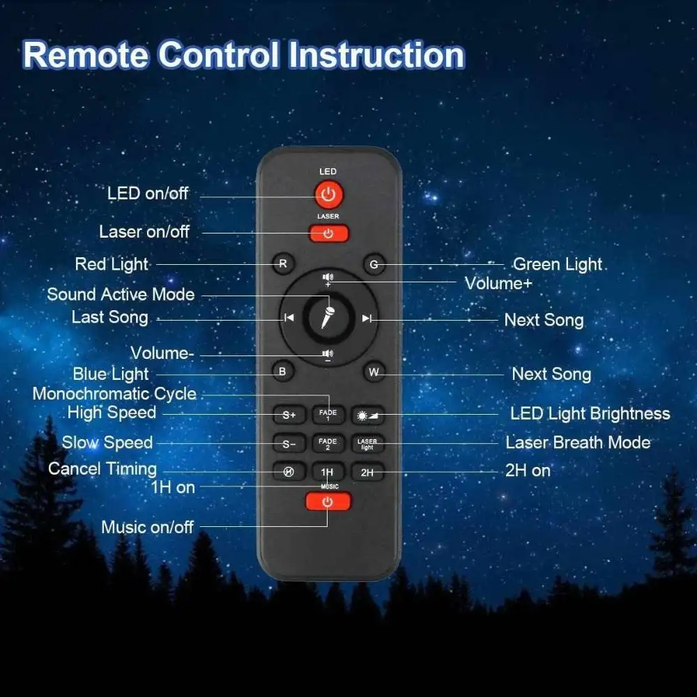 Galaxy Projector with Bluetooth Music Speaker | ePonnoBazar
