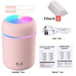 Mini Humidifier with RGB Light – 300ml | ePonnoBazar