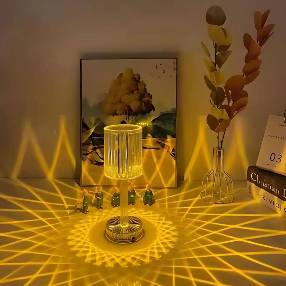 16 Colors Rechargeable Diamond Table Lamp | ePonnoBazar