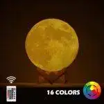 16 Colors Rechargeable Moon Lamp | ePonnoBazar