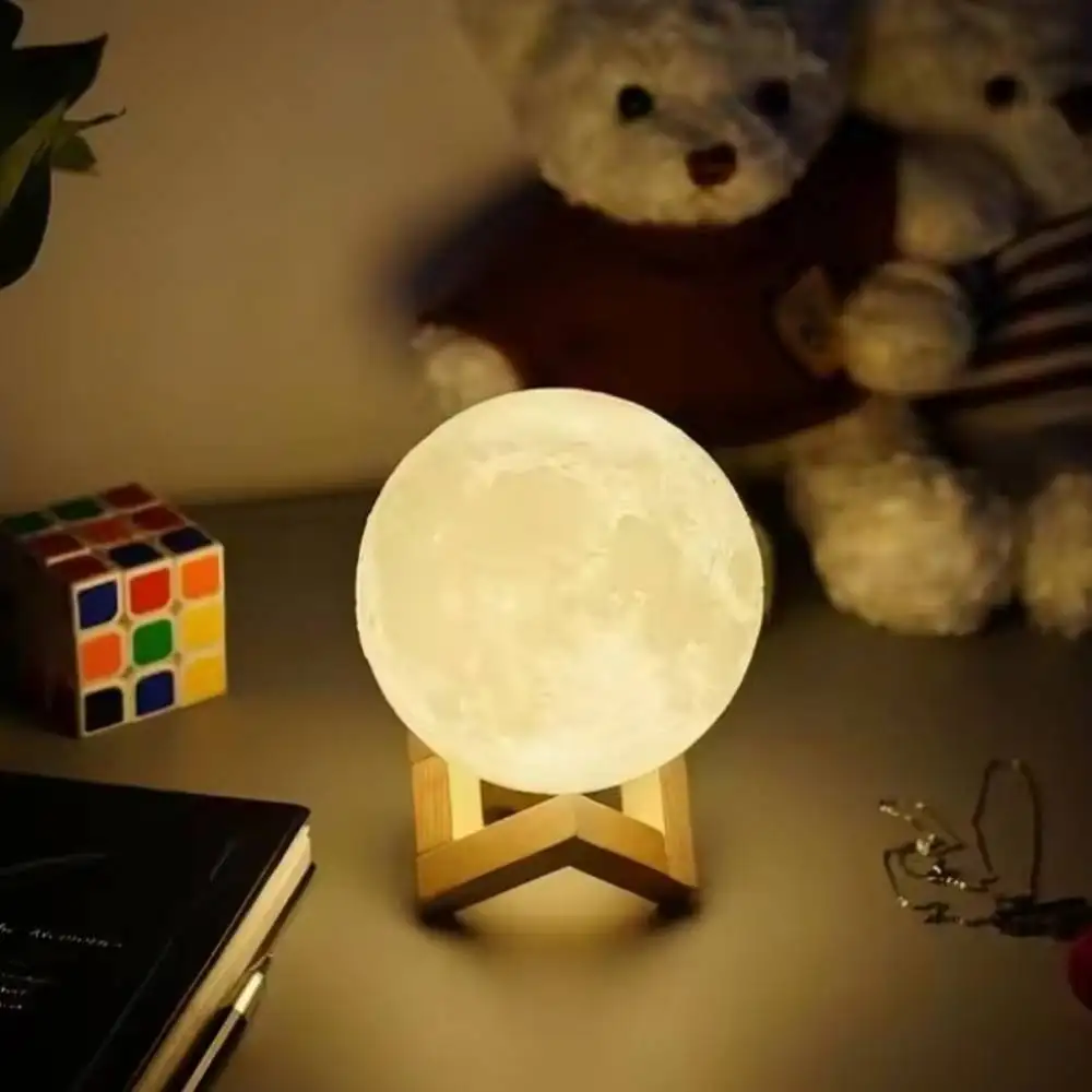 16 Colors Rechargeable Moon Lamp | ePonnoBazar