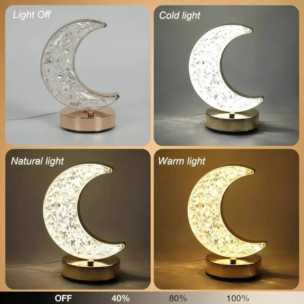 Rechargeable Crystal Pretty Moon Light | ePonnoBazar